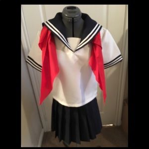 Schoo Girl Uniform Halloween Costume